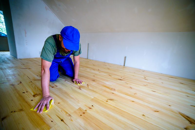 Our team working on Wood Floor Service projects in Waxhaw, NC