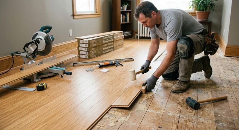 Bamboo Flooring Installation in Waxhaw, NC