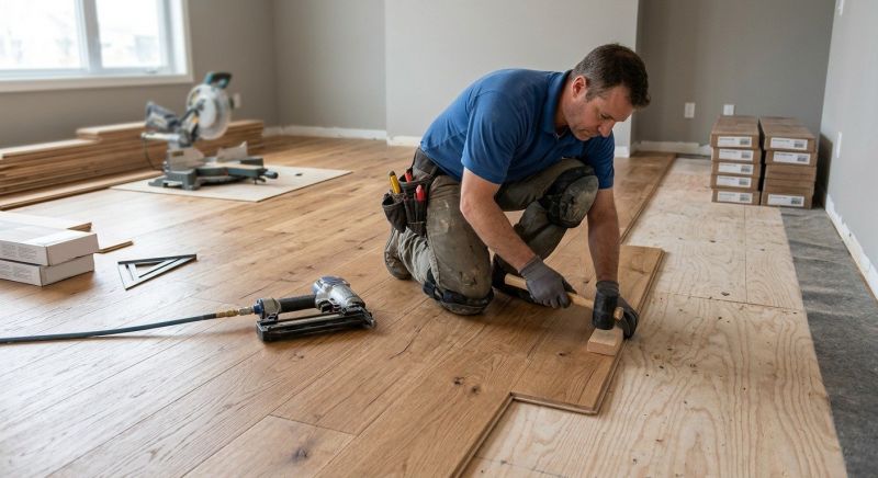 Hardwood Floor Installation in Edgemoor, SC