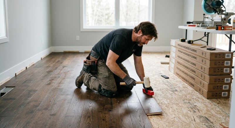 Hardwood Floor Installation in Fort Mill, SC