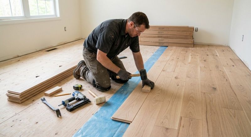 Hardwood Floor Installation in Indian Trail, NC