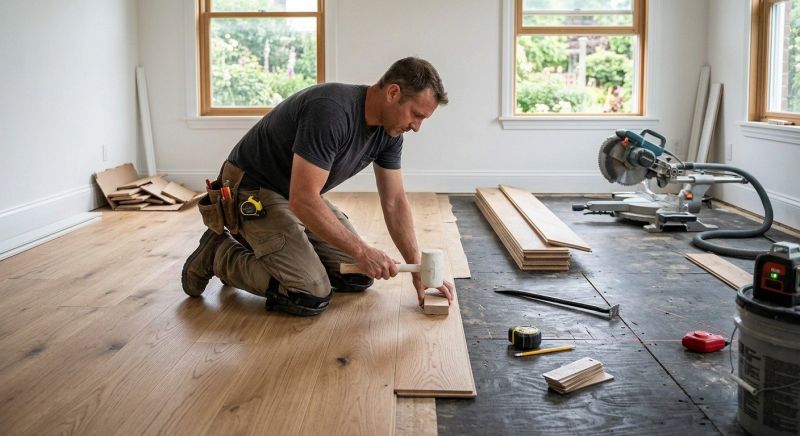 Hardwood Floor Installation in Lancaster, SC