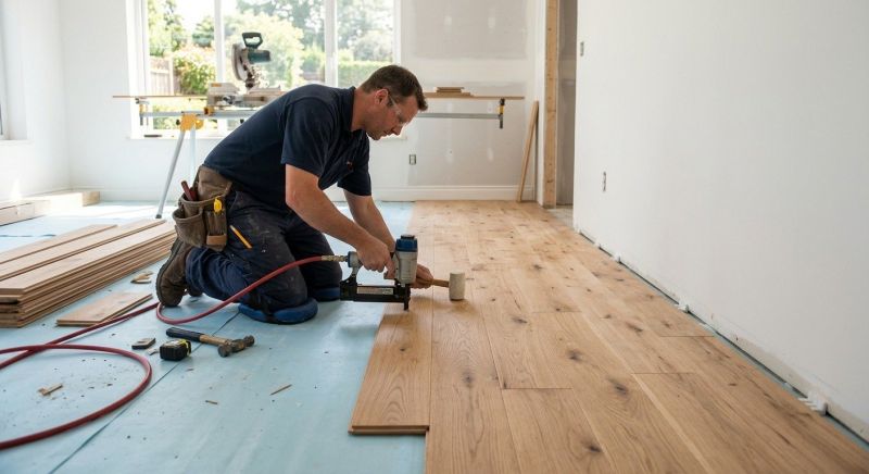 Hardwood Floor Installation in Matthews, NC