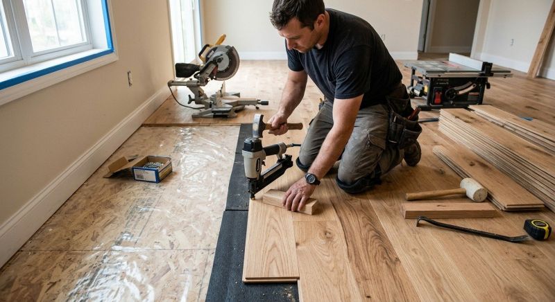 Hardwood Floor Installation in Monroe, NC