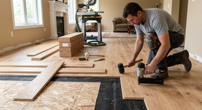 Hardwood Floor Installation in Rock Hill, SC
