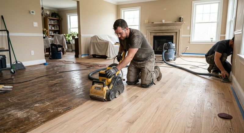 Hardwood Floor Renovation in Waxhaw, NC