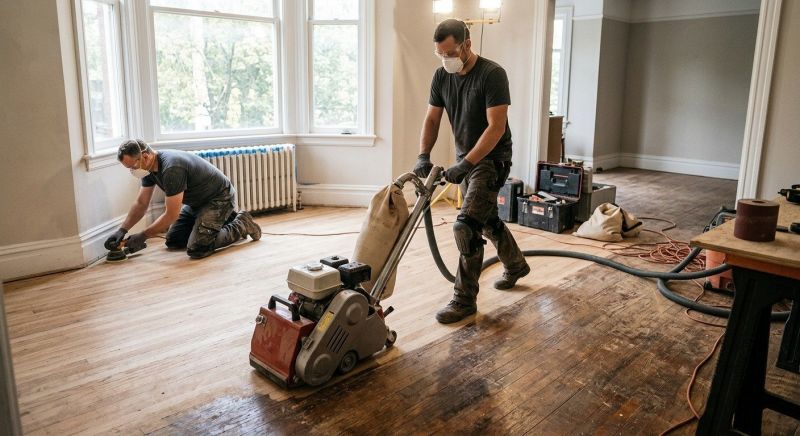 Hardwood Floor Renovation in Waxhaw, NC