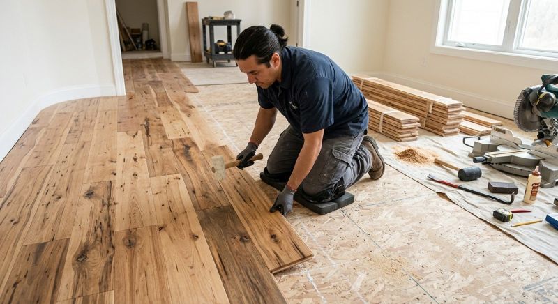 Hickory Floor Installation in Waxhaw, NC