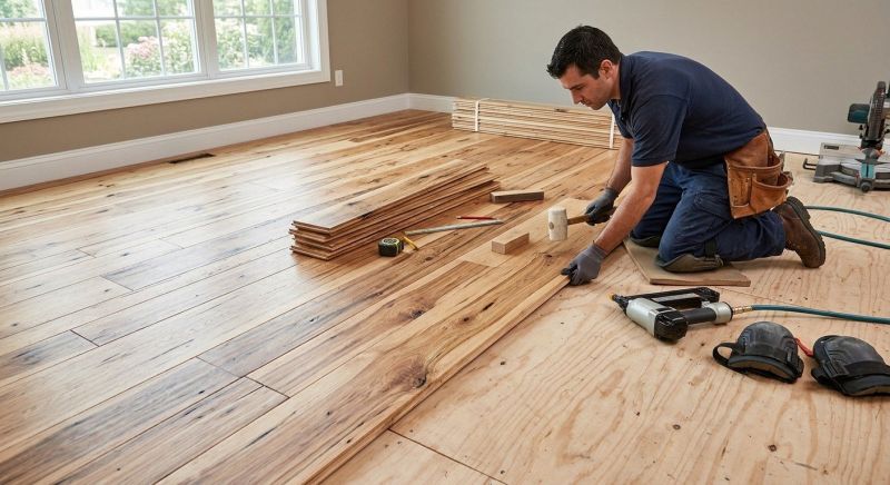 Hickory Floor Installation in Waxhaw, NC