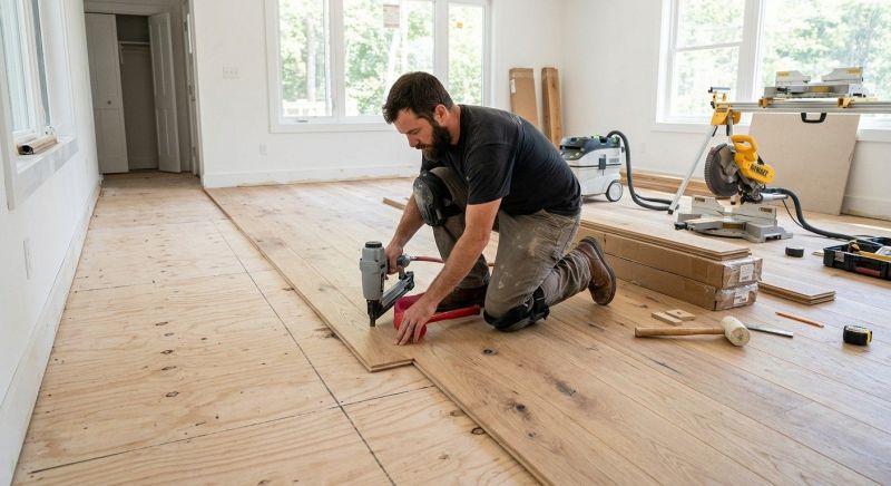 Oak Floor Installation in Edgemoor, SC