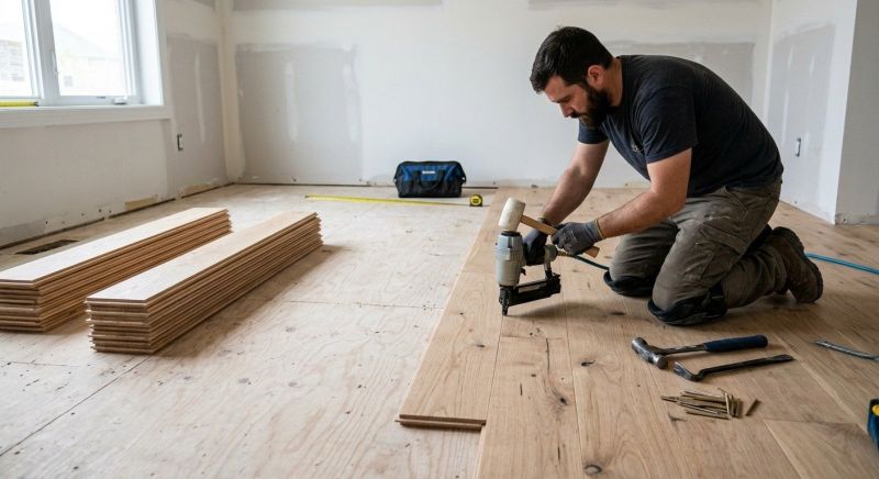 Oak Floor Installation in Lancaster County, SC