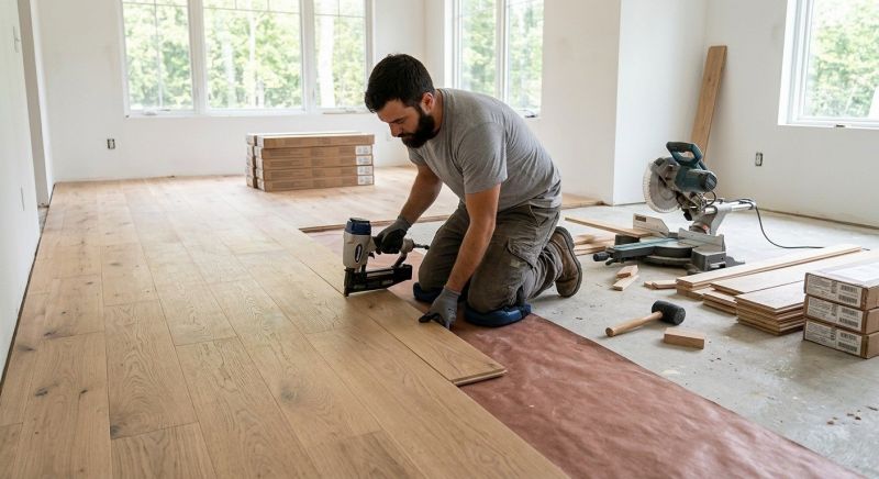 Oak Floor Installation in Rock Hill, SC