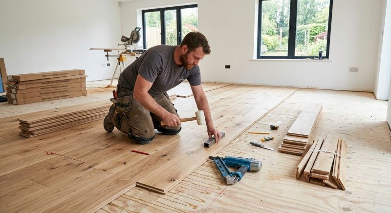 Oak Floor Replacement in Waxhaw, NC