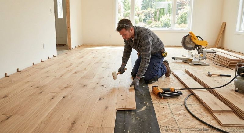 Oak Floor Replacement in Waxhaw, NC