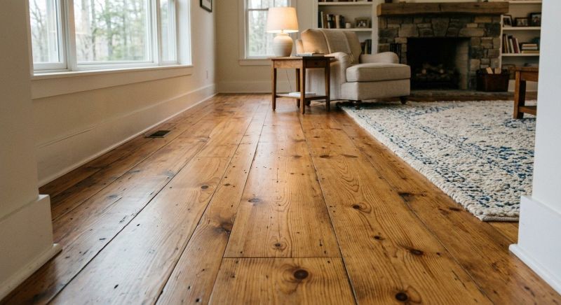 Pine Floor Installation in Waxhaw, NC