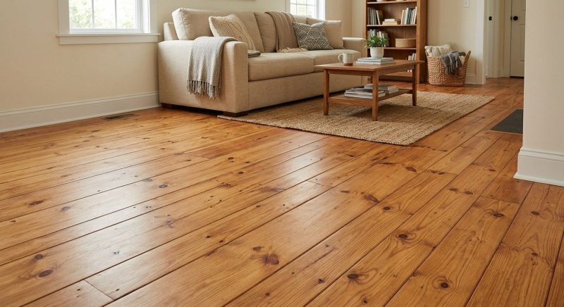 Pine Floor Installation in Waxhaw, NC