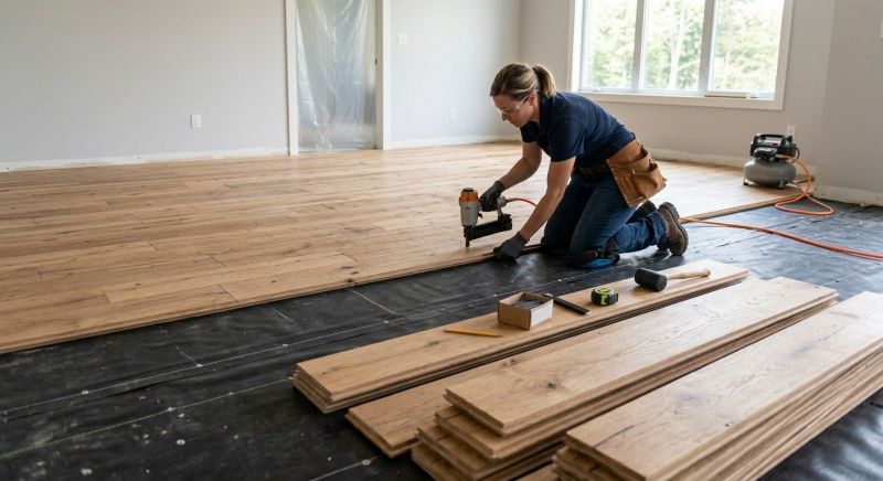 Plank Floor Installation in Waxhaw, NC