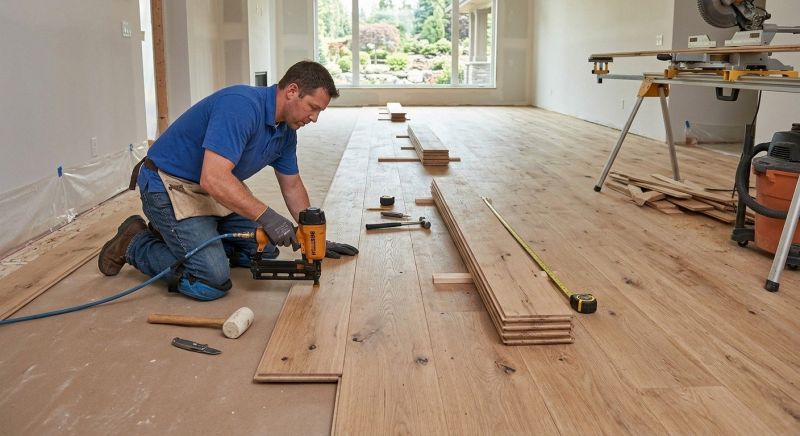 Plank Floor Installation in Waxhaw, NC