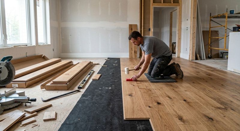 Plank Floor Installation in Waxhaw, NC