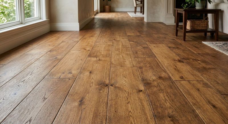 Wide Plank Floor Installation in Waxhaw, NC