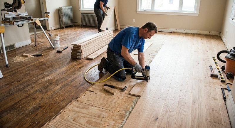 Wood Floor Replacement in Edgemoor, SC